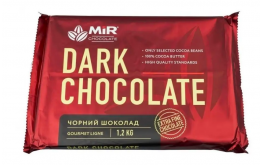 Шоколад MIR черный в плитке 58%, 1.2кг