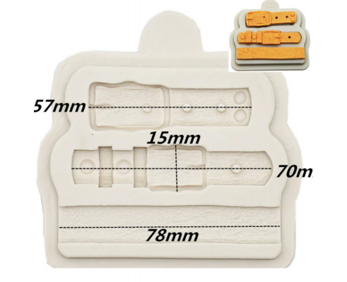 Молд Пряжки с ремешком