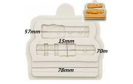 Молд Пряжки с ремешком