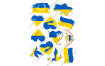 вафельная картинка Україна понад усе!
