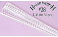 Проволока белая Hamilworth №28, 50 шт